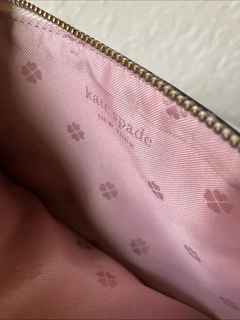 kate spade: Tan/Black Saffiano Leather Spencer Continental Wristlet/Clutch